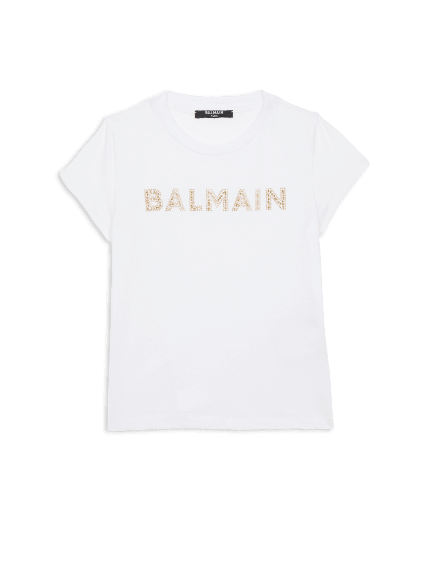 Rhinestoned Balmain T-Shirt