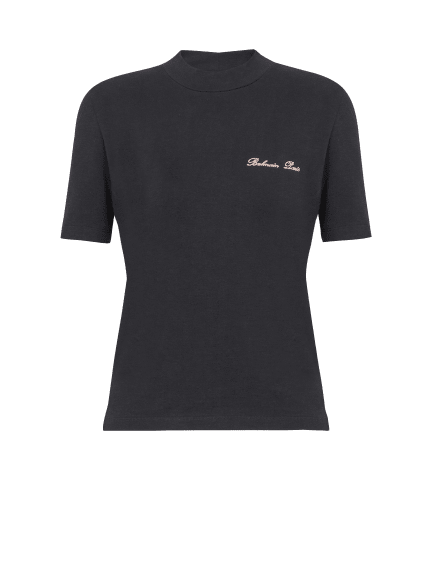Embroidered Balmain Signature T-shirt