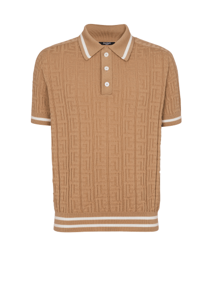 PB Labyrinth wool polo shirt