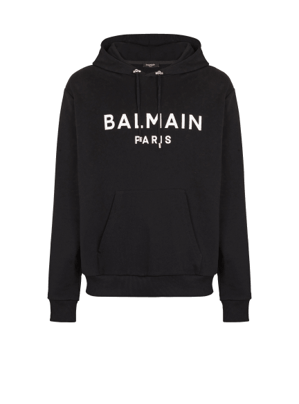 Printed Balmain Paris hoodie