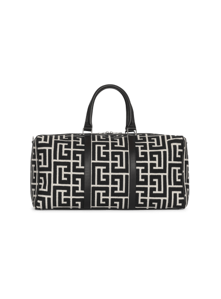 Sac de voyage en jacquard maxi monogramme