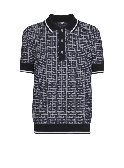 PB Labyrinth knit polo shirt