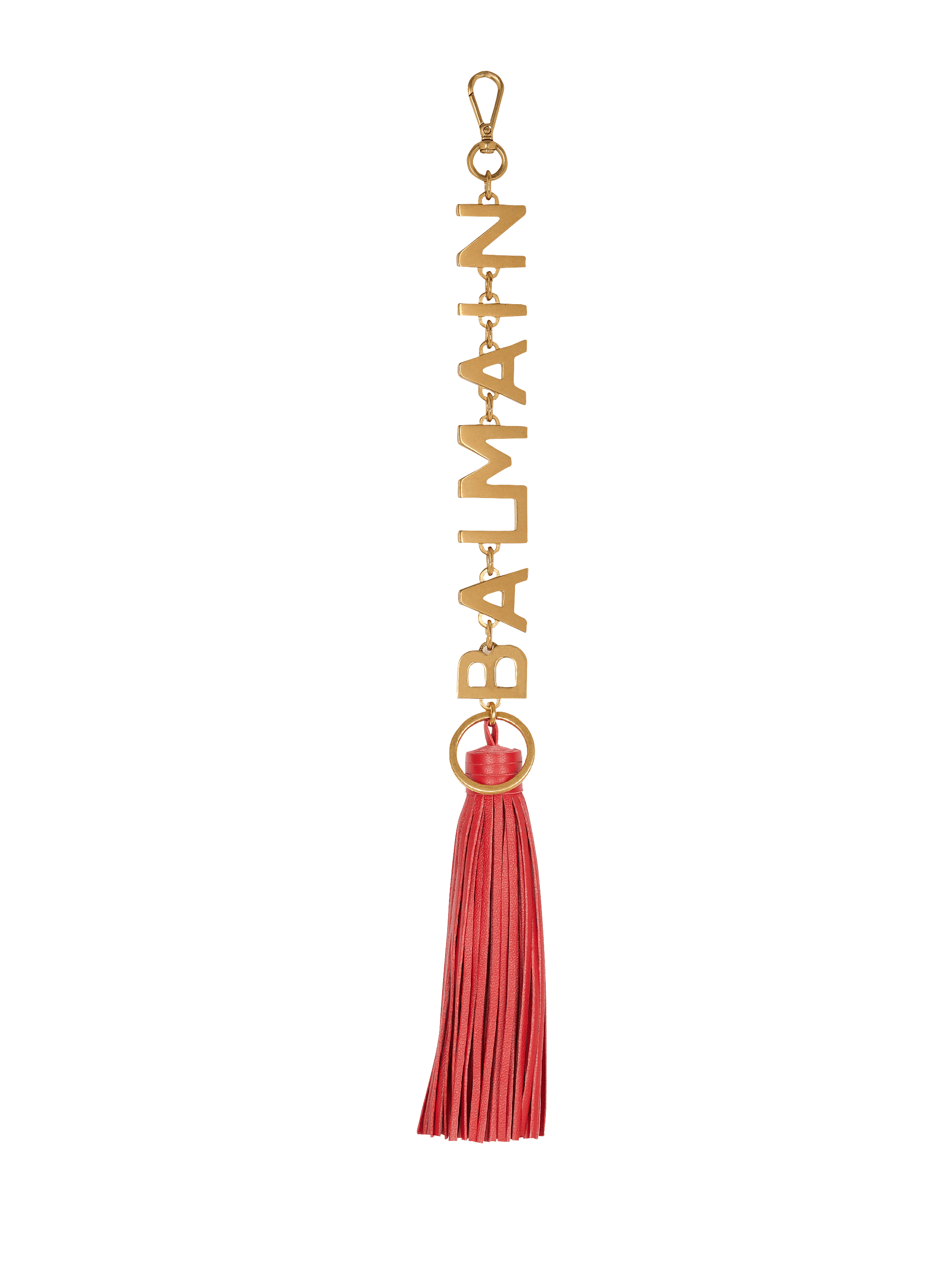 Charm de Balmain de piel con pompón
