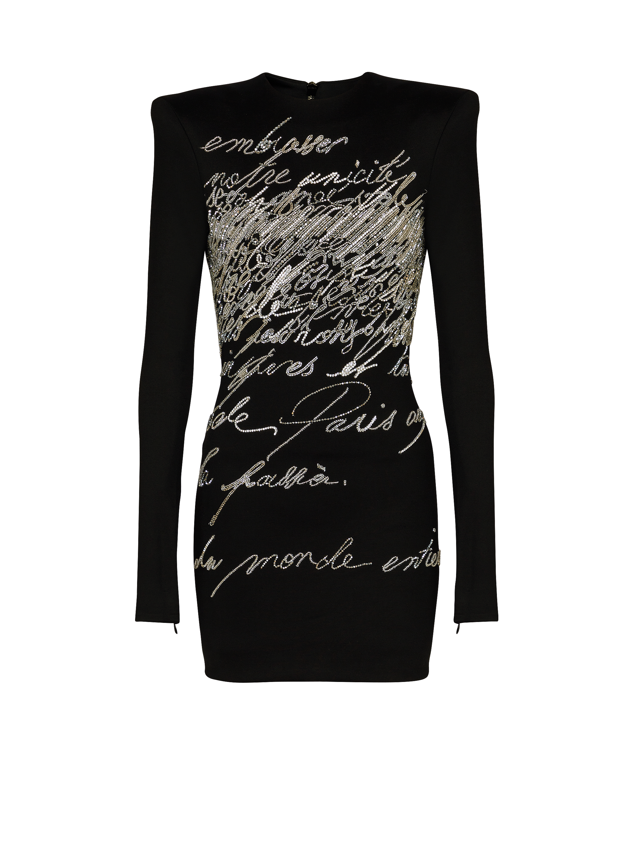 Short dress with "Love Letter" embroidery