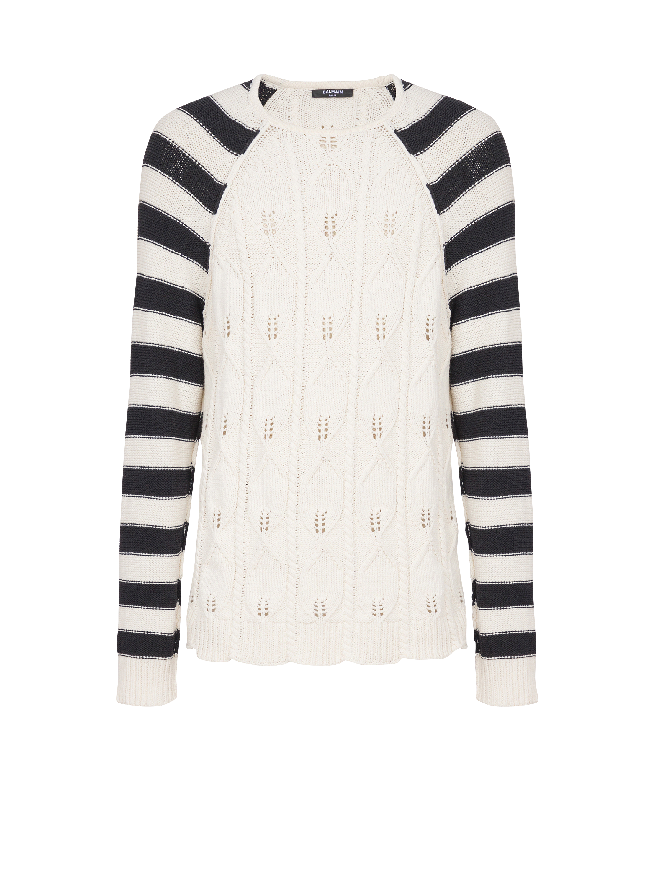 Cable knit jumper